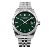 REGAN HARNEY RH012-04 MONODATE Silver Dial Green Stainless Steel